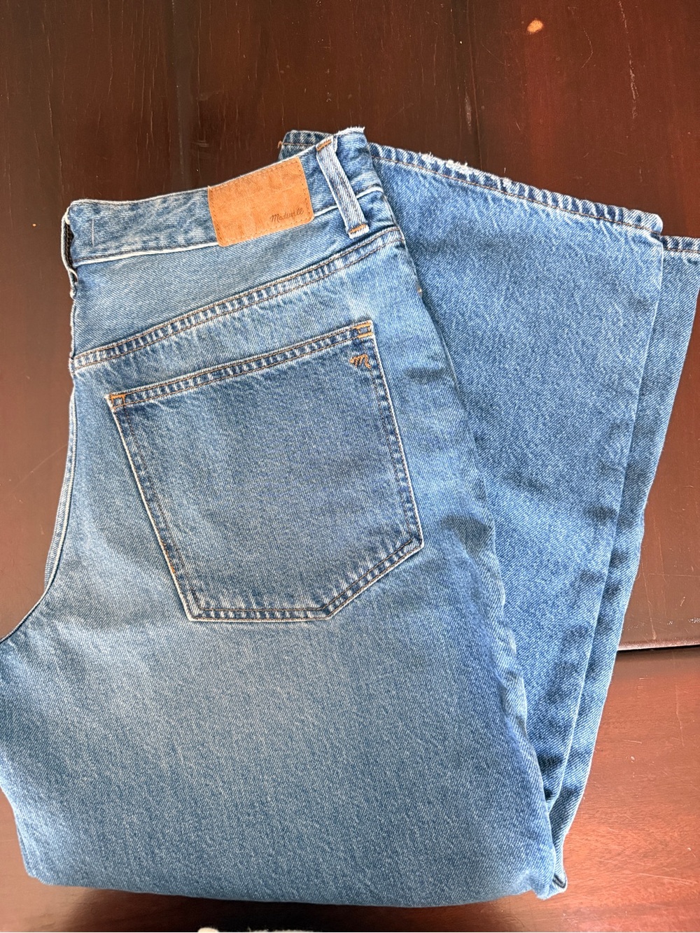 Madewell Blue Flare-Wide Leg Jeans